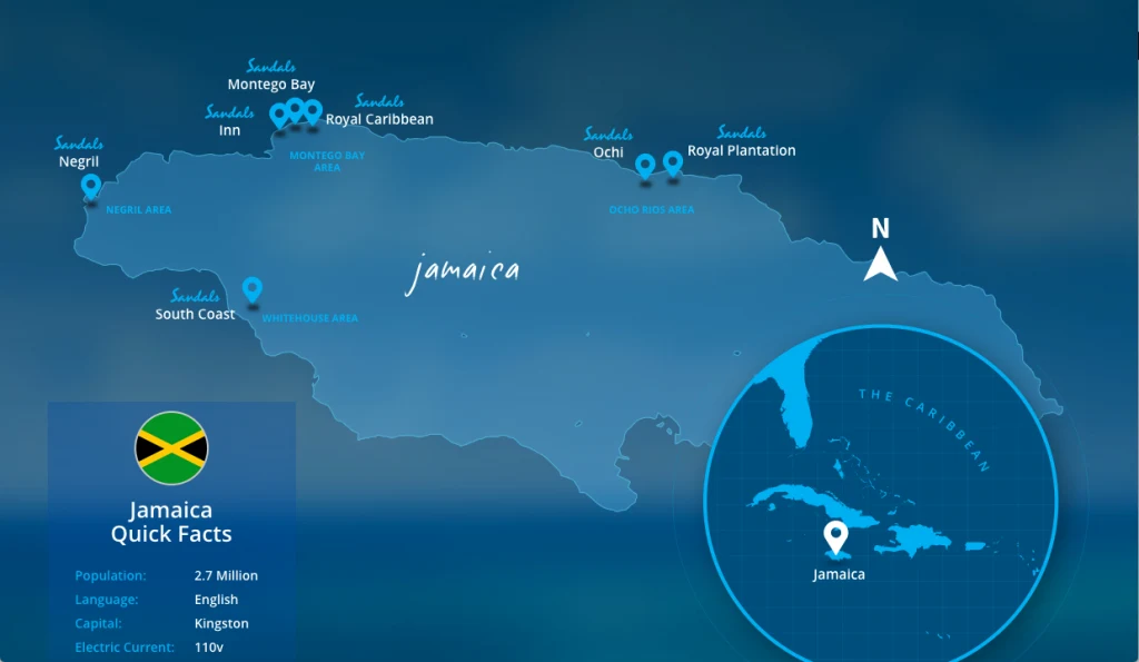 List of all sandals resorts jamaica